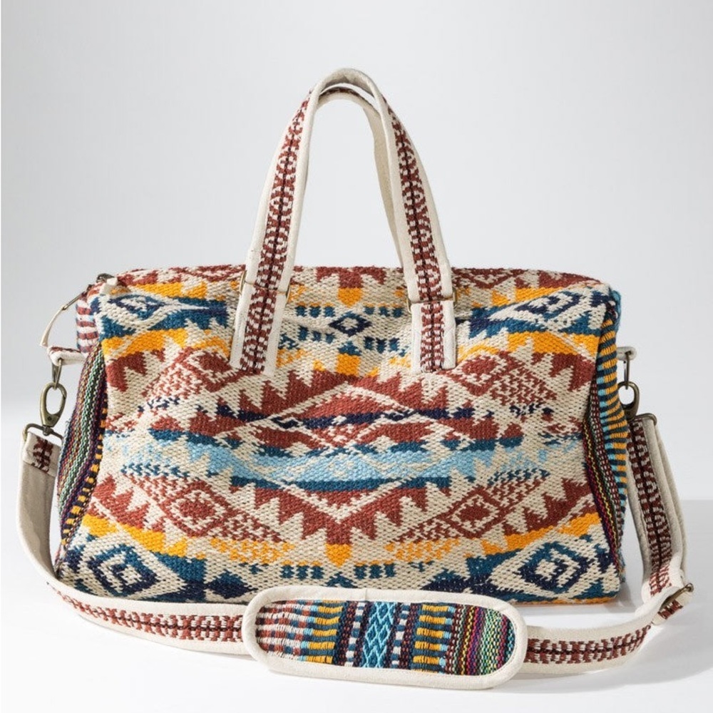 Handmade Boho Southwestern Ethnic Motif Destiny Bag NWT - Picture 10 of 10